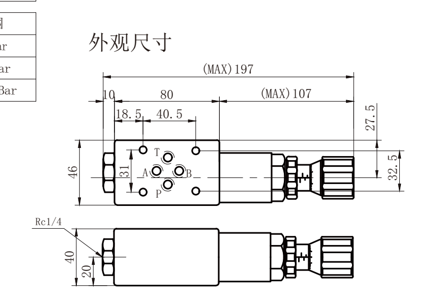 MPD-02 安装尺寸